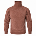 COPPER BROWN TURTLENECK SWEATER