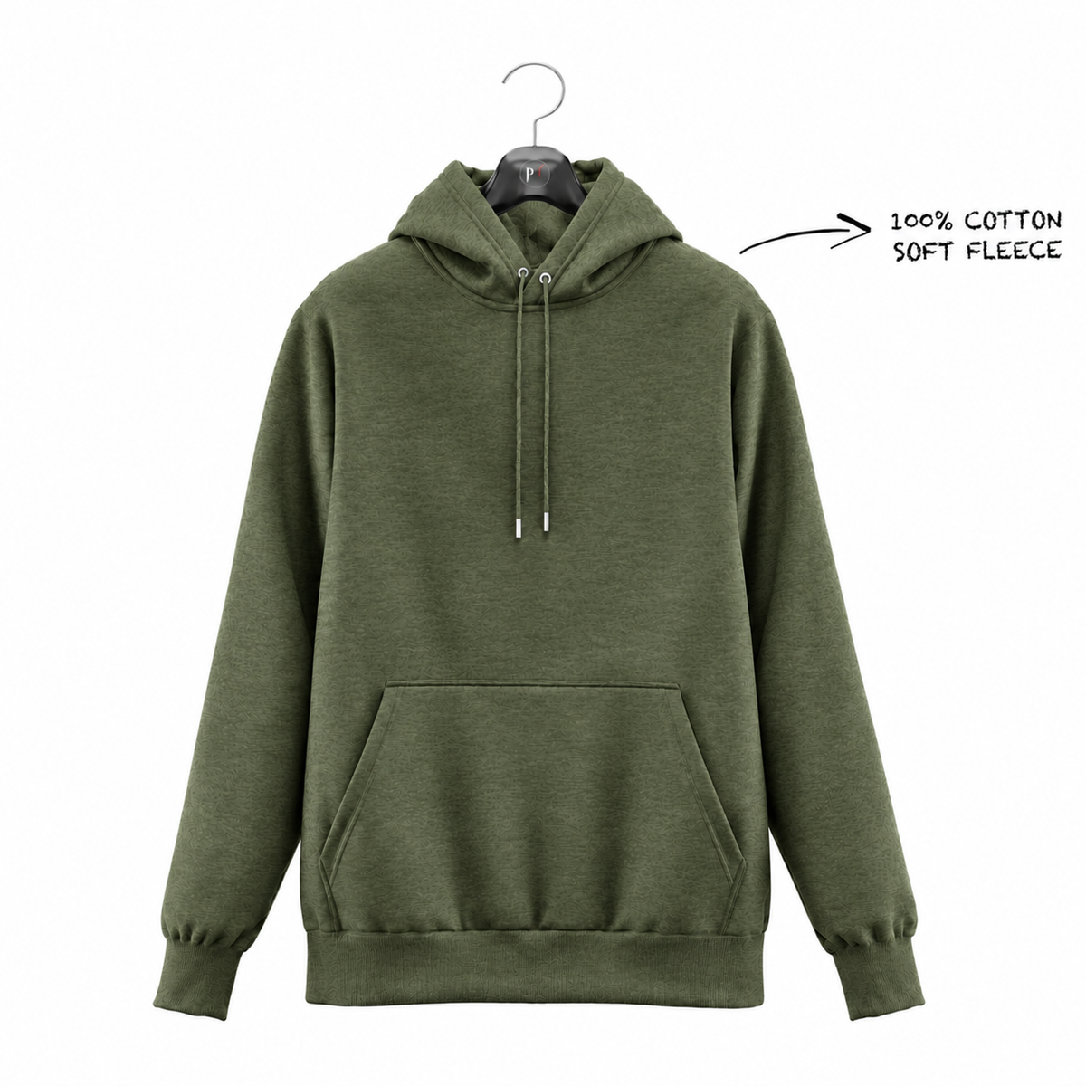 BASIC - OLIVE ULTRA FLEECE HOODIE